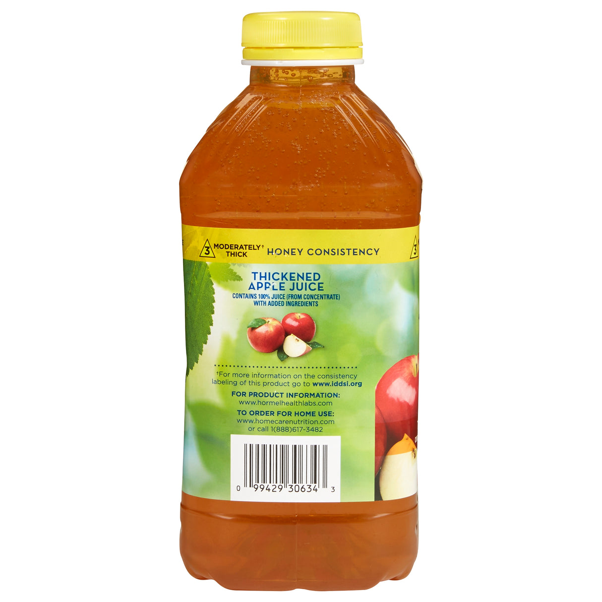 Thickened Beverage Thick & Easy® 46 oz. Bottle Apple Flavor Liquid IDDSI Level 3 Moderately Thick/Liquidized - BeHope