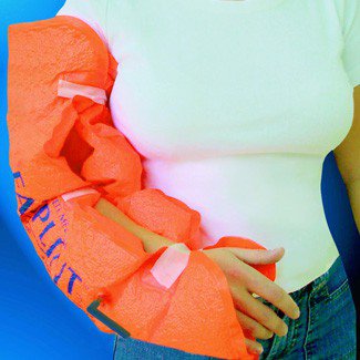 Fasplint® General Purpose Splint Vacuum Splint Vinyl Orange 20 X 24-1/2 Inch - BeHope