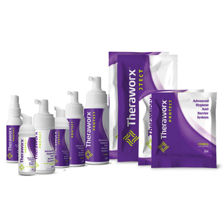 Rinse Free Skin Cleanser Theraworx® Protect Advanced Hygiene Barrier System - BeHope