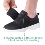 Walking Shoe Silverts® Size 7 Male Adult Black - BeHope
