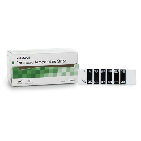 Single Patient Skin Thermometer McKesson 94 to 104° F Line Indicator Display - BeHope