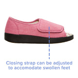 Shoe Silverts® Size 11 Female Adult Misty Rose - BeHope