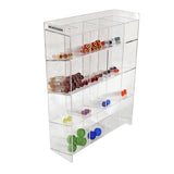 Tiered 4-Tier Tube Organizer McKesson 16 Place Accommodates Multiple Size Tubes Clear 15.5 X 5.5 X 20.75 Inch - BeHope