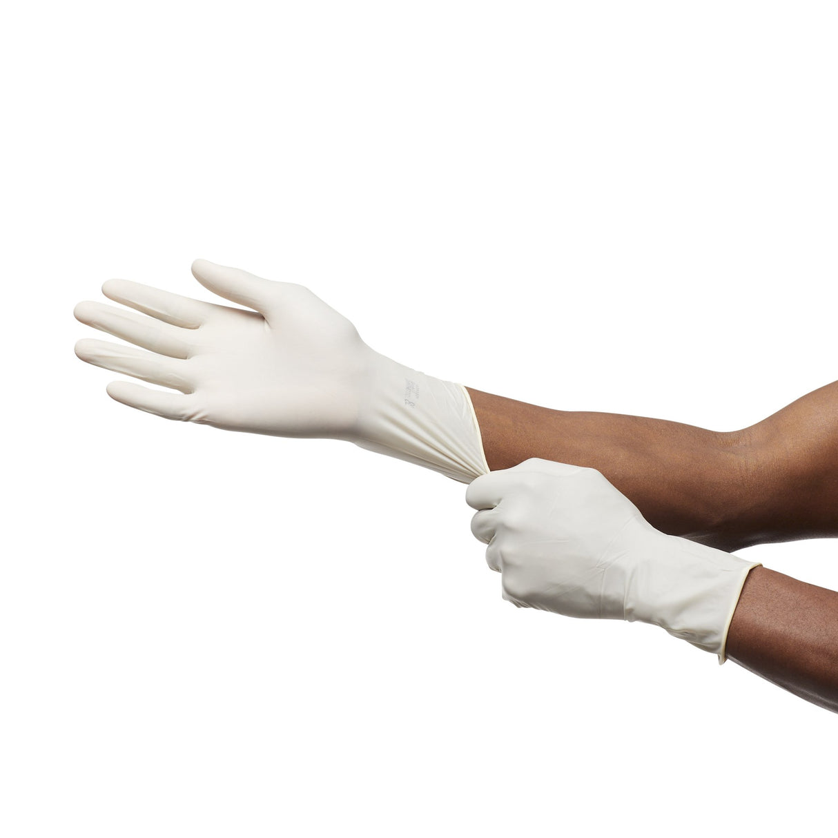 Surgical Glove GAMMEX® Non-Latex Sensitive Size 8 Sterile Polychloroprene Standard Cuff Length Micro-Textured Cream Chemo Tested - BeHope