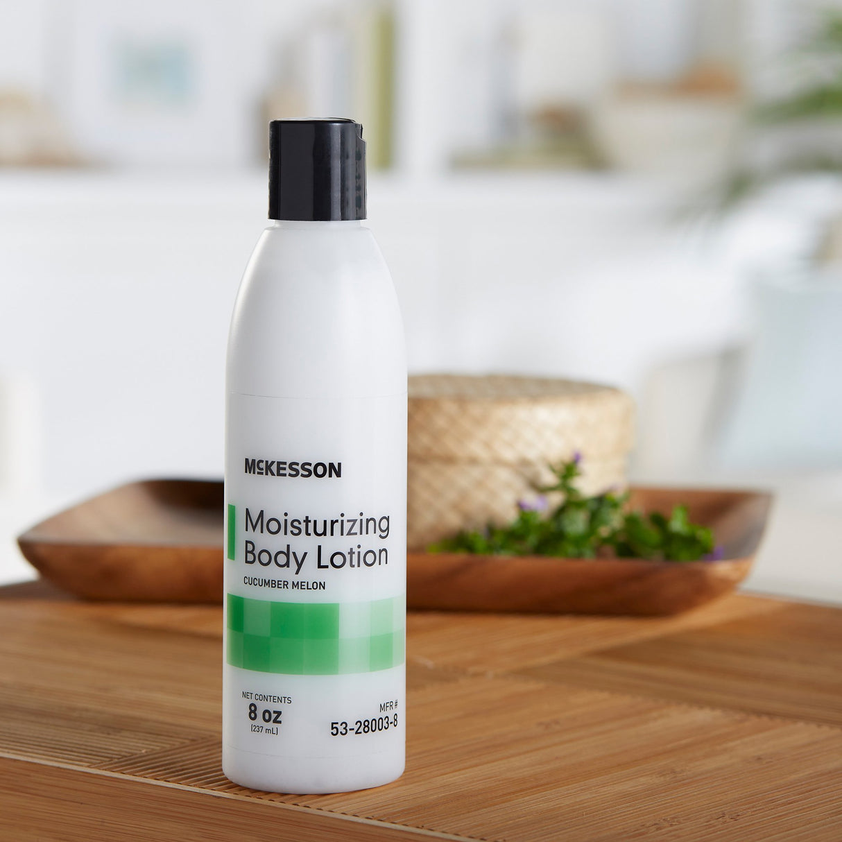 Hand and Body Moisturizer McKesson 8 oz. Bottle Cucumber Melon Scent Lotion