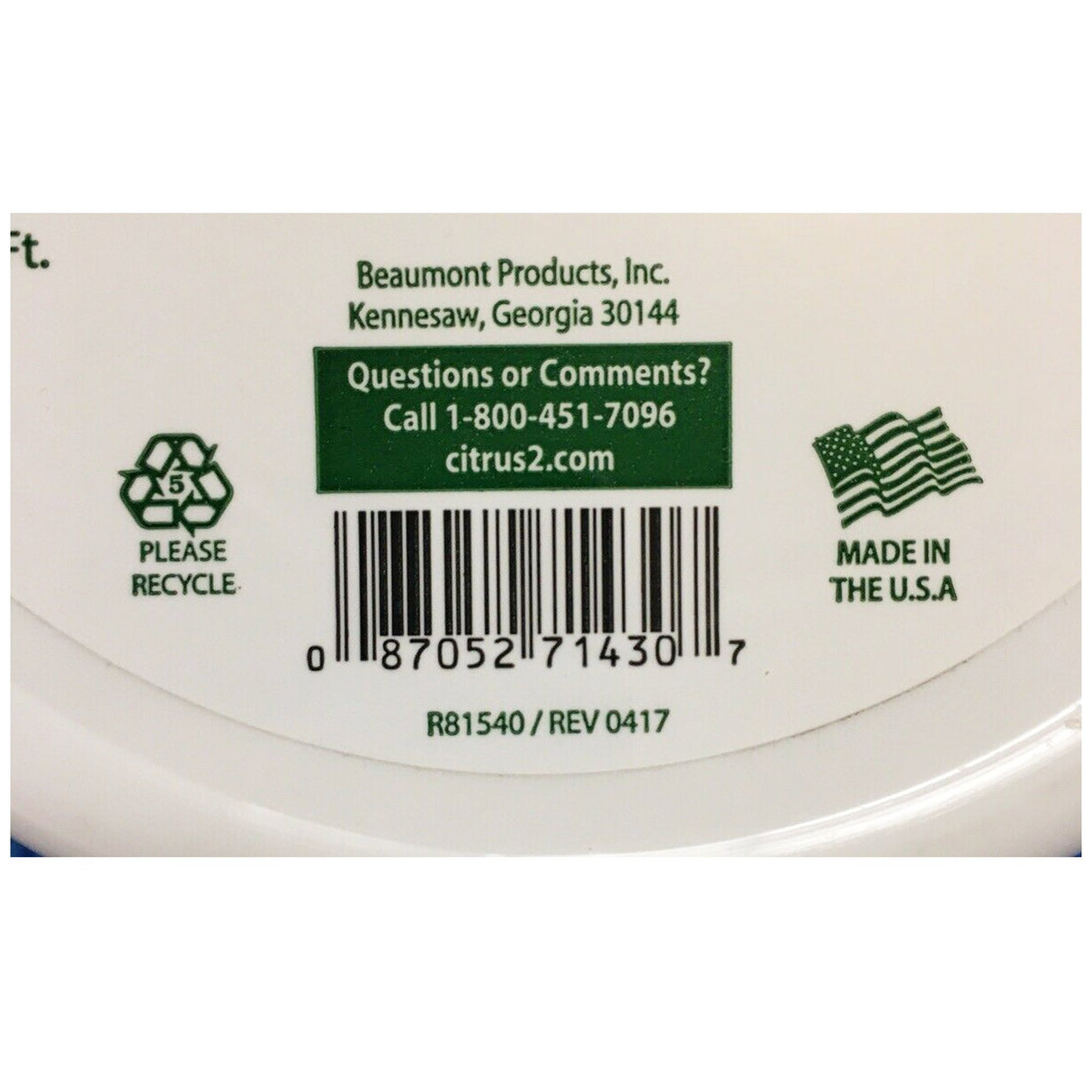 Air Freshener Citrus II® Solid 8 oz. Box Fresh Lemon Scent - BeHope