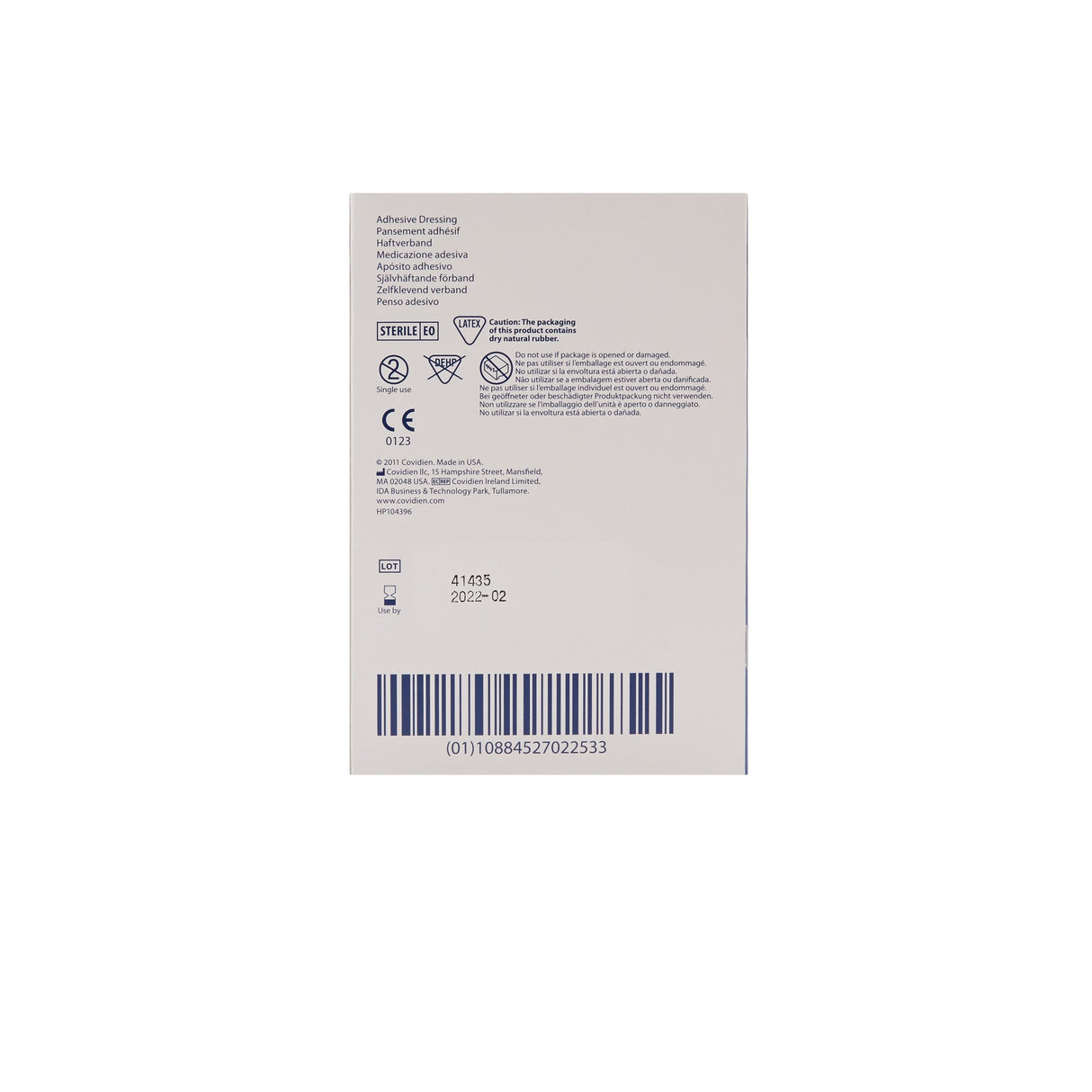 Island Dressing Telfa™ 2 X 3 Inch Rectangle Sterile Film Backing - BeHope