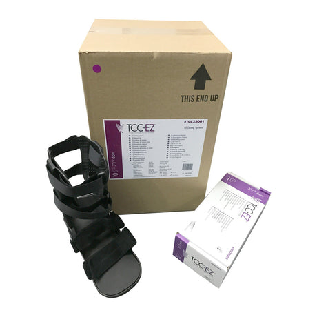 Total Contact Cast System Single Kit without Boot TCC-EZ® Acrylic / Cotton / Felt / Fiberglass / Stockinette White - BeHope