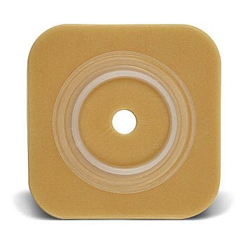 Ostomy Barrier Sur-Fit Natura® Trim to Fit, Extended Wear Durahesive® Without Tape 100 mm Flange Purple Code System Hydrocolloid 2-5/8 to 3-1/2 Inch Opening 6 X 6 Inch - BeHope