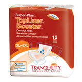 Booster Pad Tranquility® Top Liner® Contour 14 X 32 Inch Heavy Absorbency Super Absorbent Core One Size Fits Most - BeHope