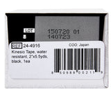 Kinesiology Tape Kinesio® Tex Gold™ Black 2 Inch X 5-1/2 Yard Cotton NonSterile - BeHope