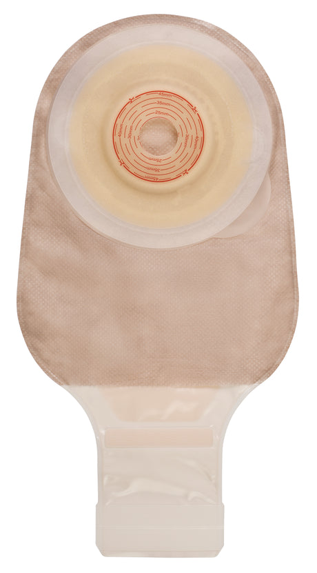 Ostomy Pouch Esteem®+ One-Piece System Soft Convex V1, Trim to Fit 3/4 to 1-7/8 Inch Stoma Drainable - BeHope