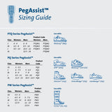 Insole Peg Assist™ Removable Peg EVA / Foam / Poron Cover Male 10-1/2 to 12 Blue - BeHope