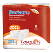 Unisex Adult Incontinence Brief Tranquility® Bariatric 3X-Large Disposable Heavy Absorbency - BeHope