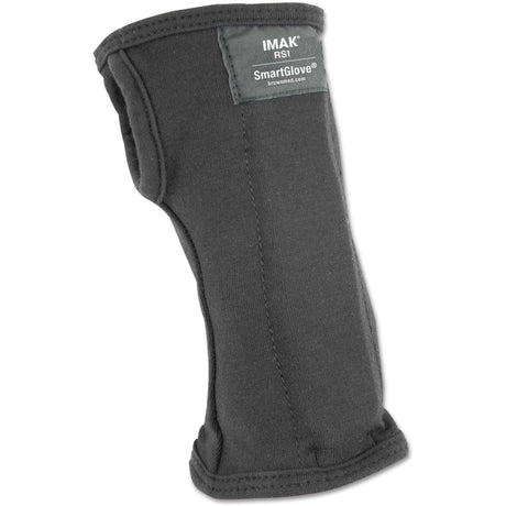 Wrist Splint IMAK® RSI SmartGlove® Cotton / ergoBeads® Left or Right Hand Black Medium - BeHope