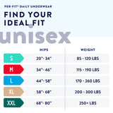 Unisex Adult Absorbent Underwear Prevail® Per-Fit® Extra Pull On with Tear Away Seams 2X-Large Disposable Heavy Absorbency - BeHope