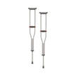 Underarm Crutches Quick Adjust Tall Adult 5 Foot 10 Inch to 6 Foot 6 Inch User Height Aluminum Frame 300 lbs. Weight Capacity - BeHope