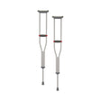 Underarm Crutches Quick Adjust Tall Adult 5 Foot 10 Inch to 6 Foot 6 Inch User Height Aluminum Frame 300 lbs. Weight Capacity - BeHope