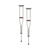 Underarm Crutches Quick Adjust Tall Adult 5 Foot 10 Inch to 6 Foot 6 Inch User Height Aluminum Frame 300 lbs. Weight Capacity - BeHope