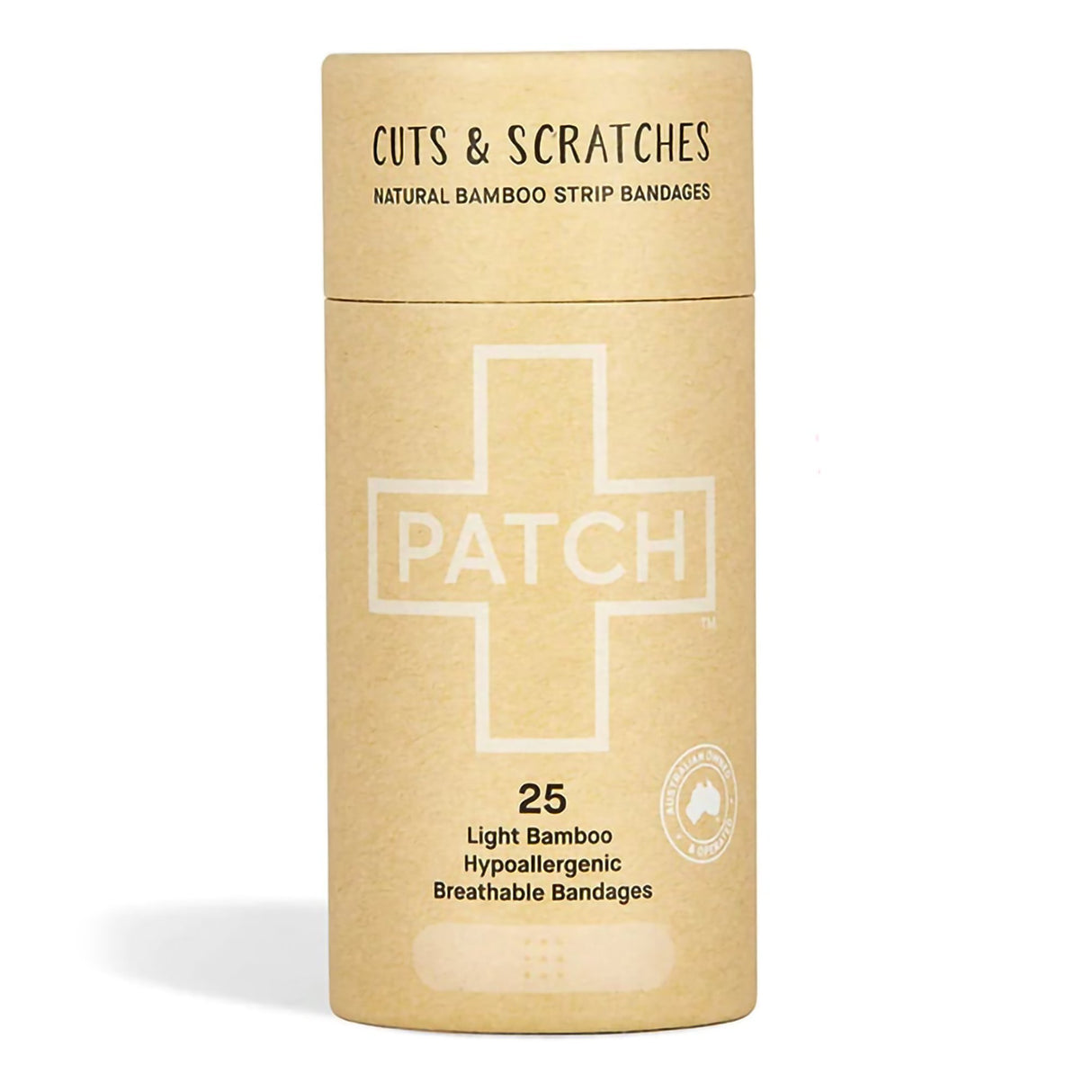Adhesive Strip Patch™ Bamboo Tan 3/4 X 3 Inch Sterile - BeHope