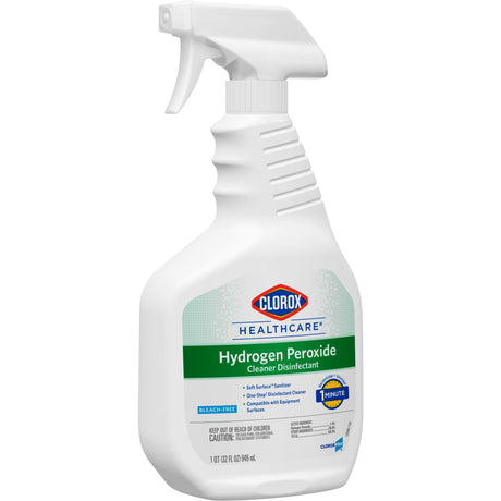 Surface Disinfectant Cleaner Clorox Healthcare® Peroxide Based Trigger Spray Liquid 32 oz. Bottle Unscented NonSterile - BeHope