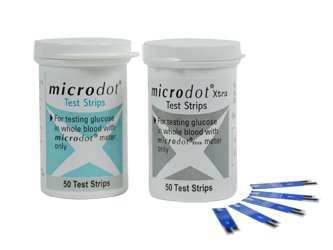 Blood Glucose Test Strips Microdot® 50 Strips per Pack - BeHope
