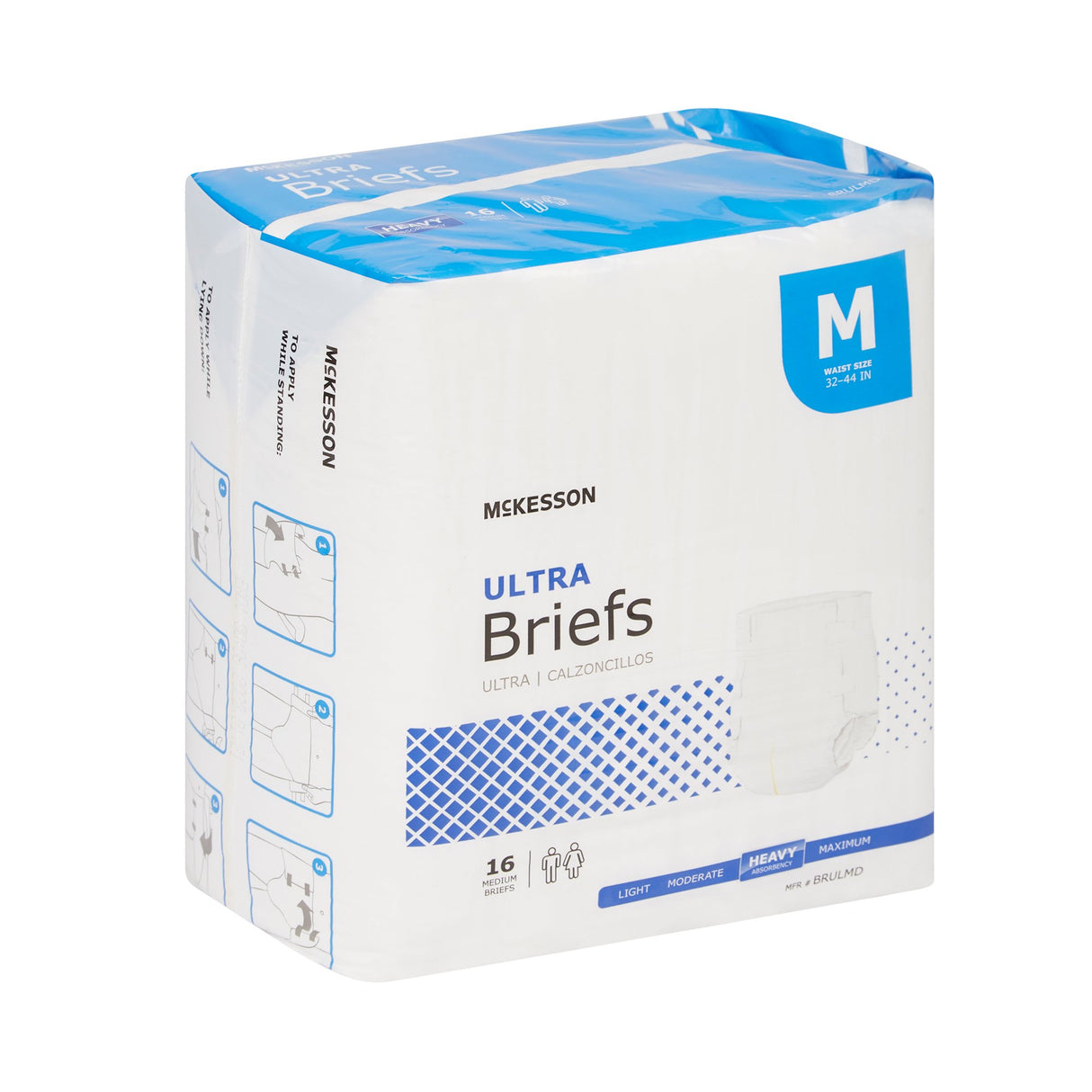 Incontinence Brief Mckesson Ultra Adult Unisex Disposable Heavy Absorbency - BeHope