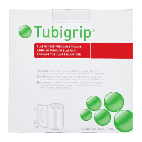 Elastic Tubular Support Bandage Tubigrip® 4 Inch X 11 Yard Large Knee / Medium Thigh Pull On Natural NonSterile Size F Standard Compression - BeHope