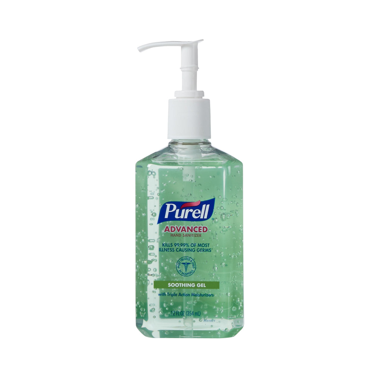 Hand Sanitizer with Aloe Purell® Advanced 12 oz. Ethyl Alcohol Gel Pump Bottle - BeHope