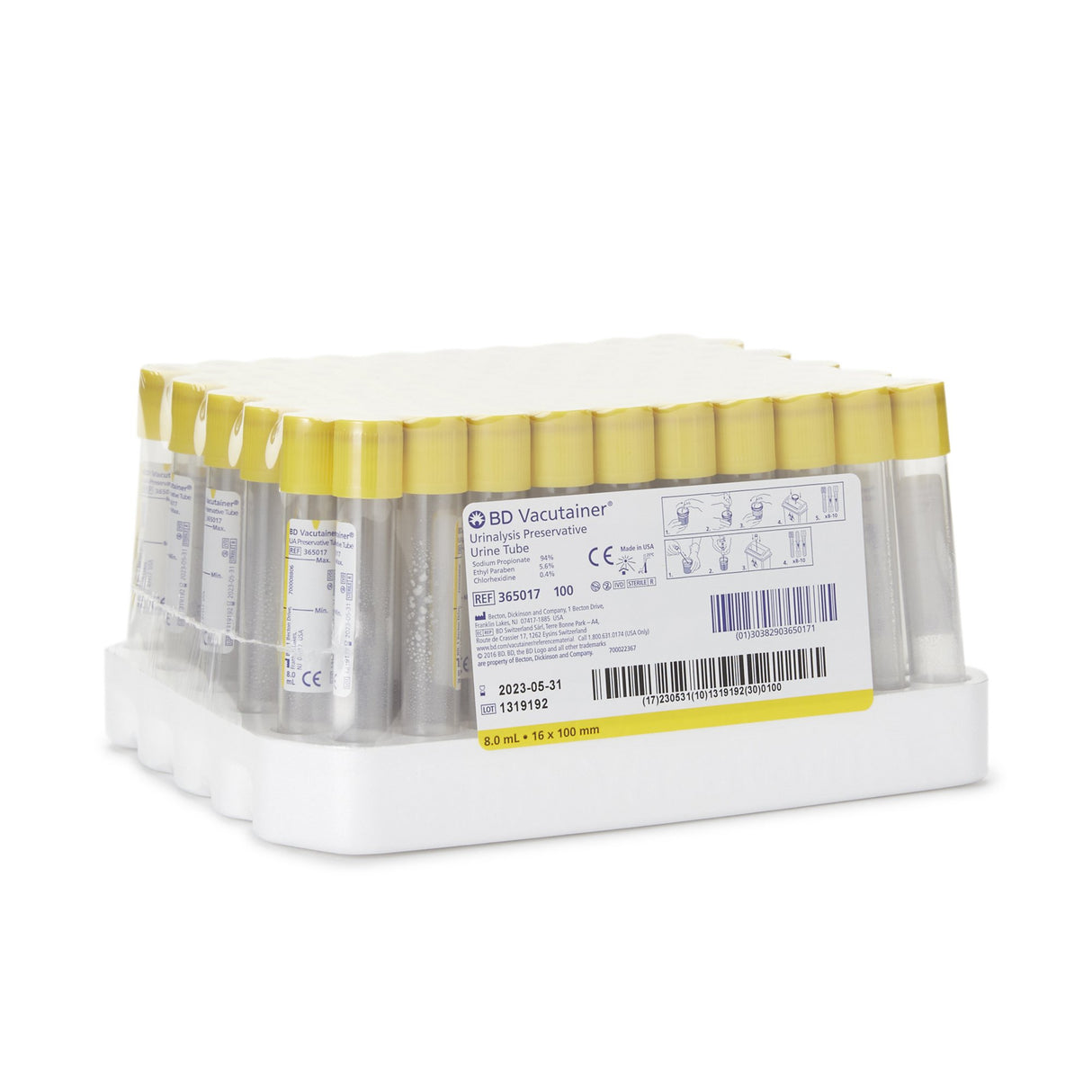 Bd Vacutainer® Urinalysis Tube with Preservative Hemogard™ Closure - BeHope