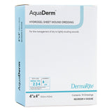 Hydrogel Wound Dressing AquaDermâ„¢ Sheet 4 X 4 Inch Sterile - BeHope