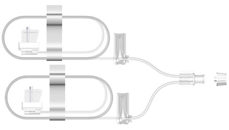 Subcutaneous Infusion Set Sub-q Port-Free Bi-furcated DEHP Free - BeHope