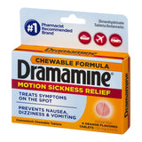 Nausea Relief Dramamine® 50 mg Strength Chewable Tablet 8 per Box - BeHope