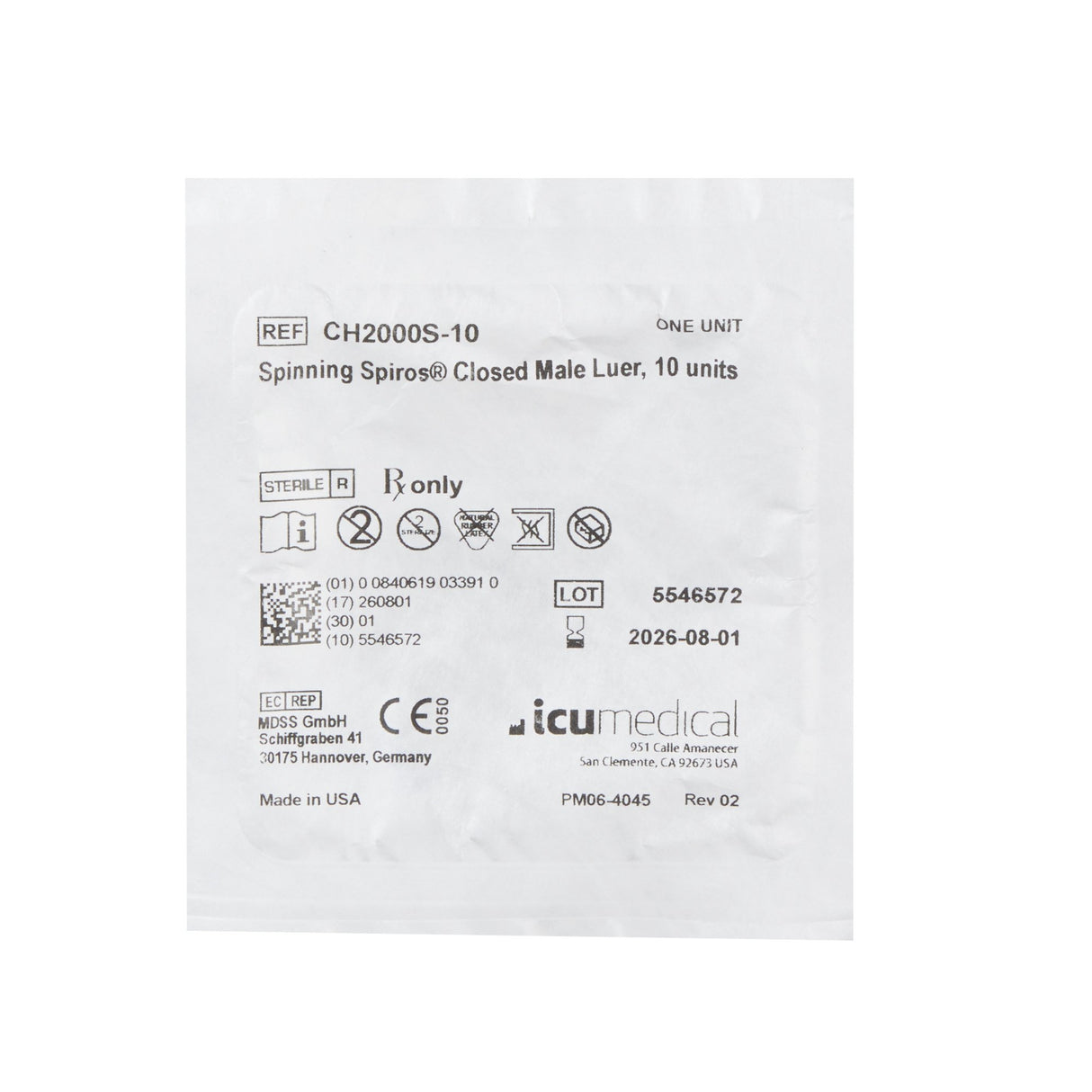 IV Connector Spiros® - BeHope