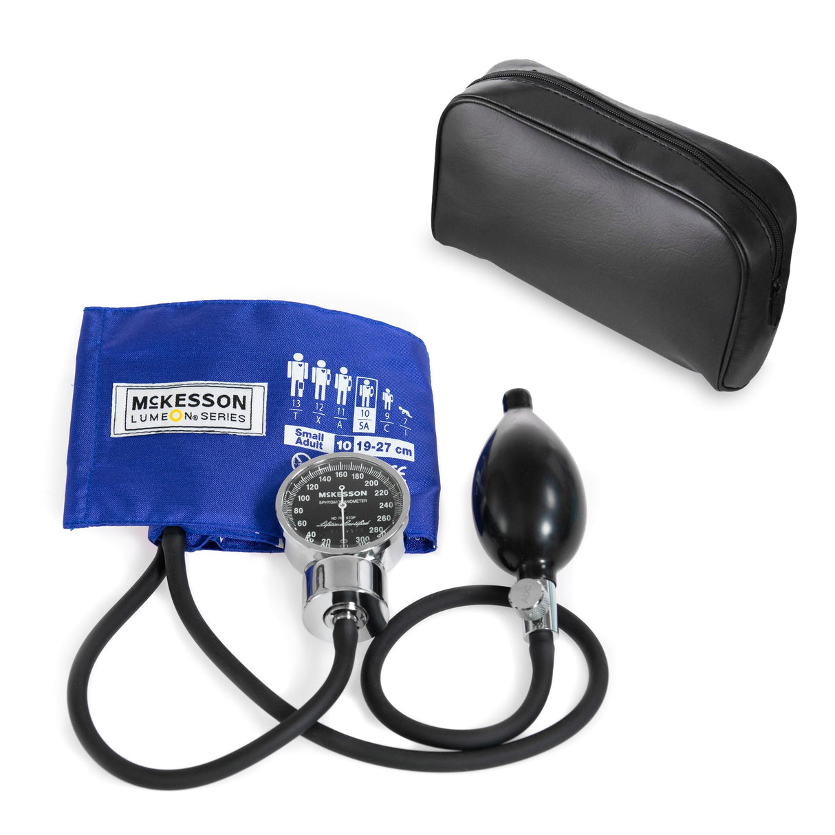 Aneroid Sphygmomanometer Unit McKesson LUMEON™ Small Adult Cuff Nylon Cuff 19 - 27 cm Pocket Aneroid - BeHope