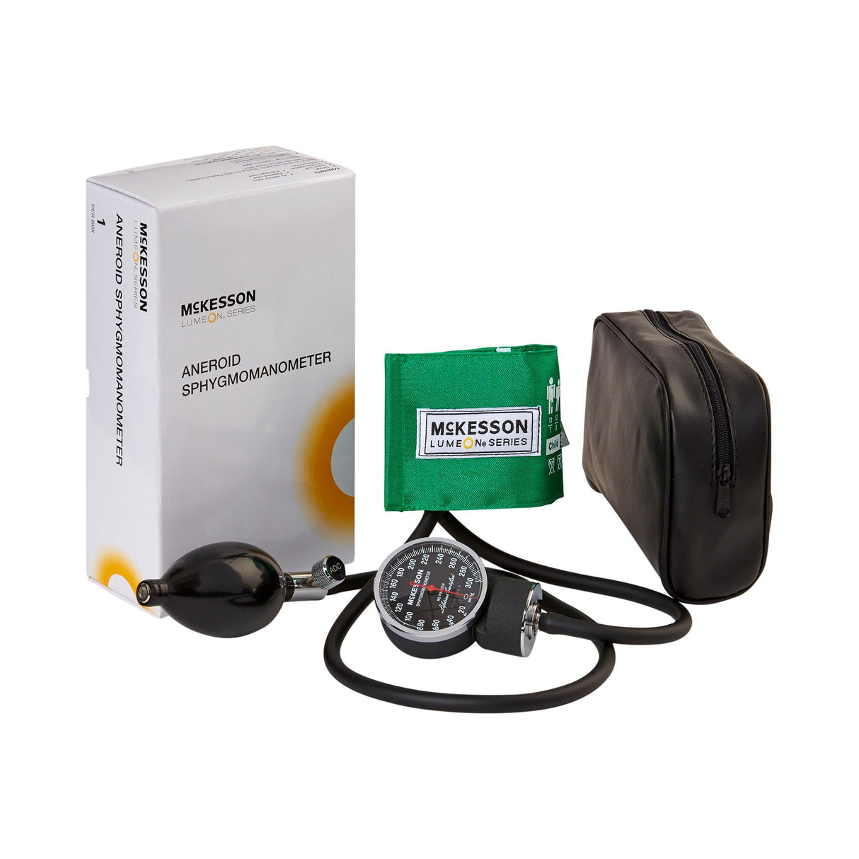 Aneroid Sphygmomanometer Unit McKesson LUMEON™ Pediatric Cuff Nylon Cuff 13 - 19.5 cm Pocket Aneroid - BeHope