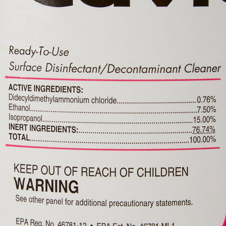 Surface Disinfectant Cleaner CaviCide1™ Alcohol Based Manual Pour Liquid 1 gal. Jug Alcohol Scent NonSterile - BeHope