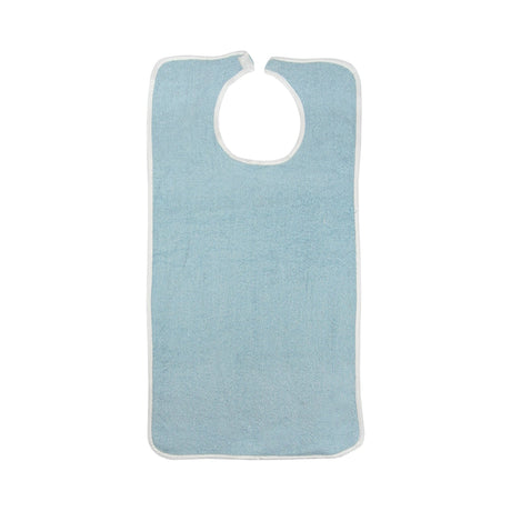 Bib Hook and Loop Closure Reusable Terry Cloth Blue - BeHope