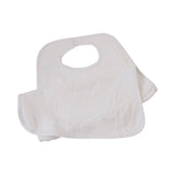 Bib Hook and Loop Closure Reusable Terry Cloth White - BeHope