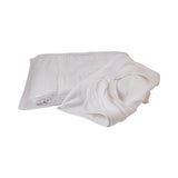 Bib Hook and Loop Closure Reusable Terry Cloth White - BeHope