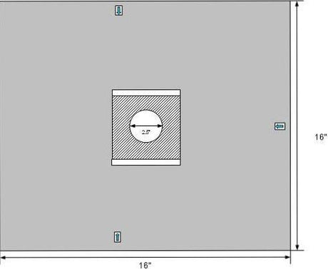 EENT Drape Clearview Eye Drape 16 W X 16 L Inch Sterile - BeHope