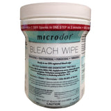 Surface Disinfectant microdot® Premoistened Manual Pull Wipe 160 Count Canister Bleach Scent NonSterile - BeHope