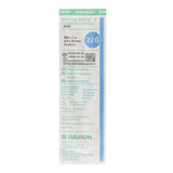 Closed IV Catheter Introcan Safety® 3 22 Gauge 1 Inch Polyurethane Winged Hub Blood Control Passive Safety - BeHope