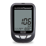 Blood Glucose Meter Glucocard® Expresson™ 6 Second Results Stores up to 7 Results No Coding Required - BeHope