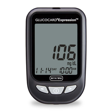 Blood Glucose Meter Glucocard® Expresson™ Fast Accurate No-Coding - BeHope