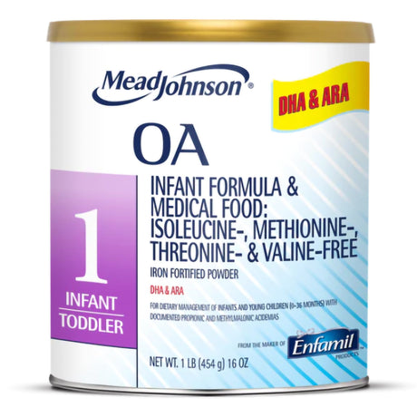 Pediatric Oral Supplement Nutramigen™ with Enflora LGG® Unflavored 1 lb. Can Powder Iron Organic Acidemias - BeHope