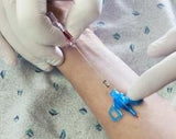 Closed IV Catheter Introcan Safety® 3 20 Gauge 1 Inch Polyurethane Winged Hub Blood Control Passive Safety - BeHope