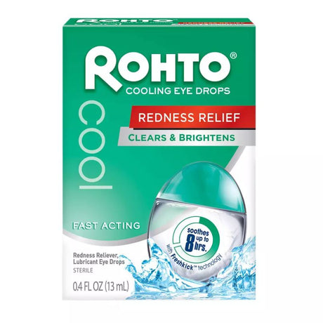 Rohto® Cooling Eye Drops for Allergy Redness and Dryness Relief - BeHope