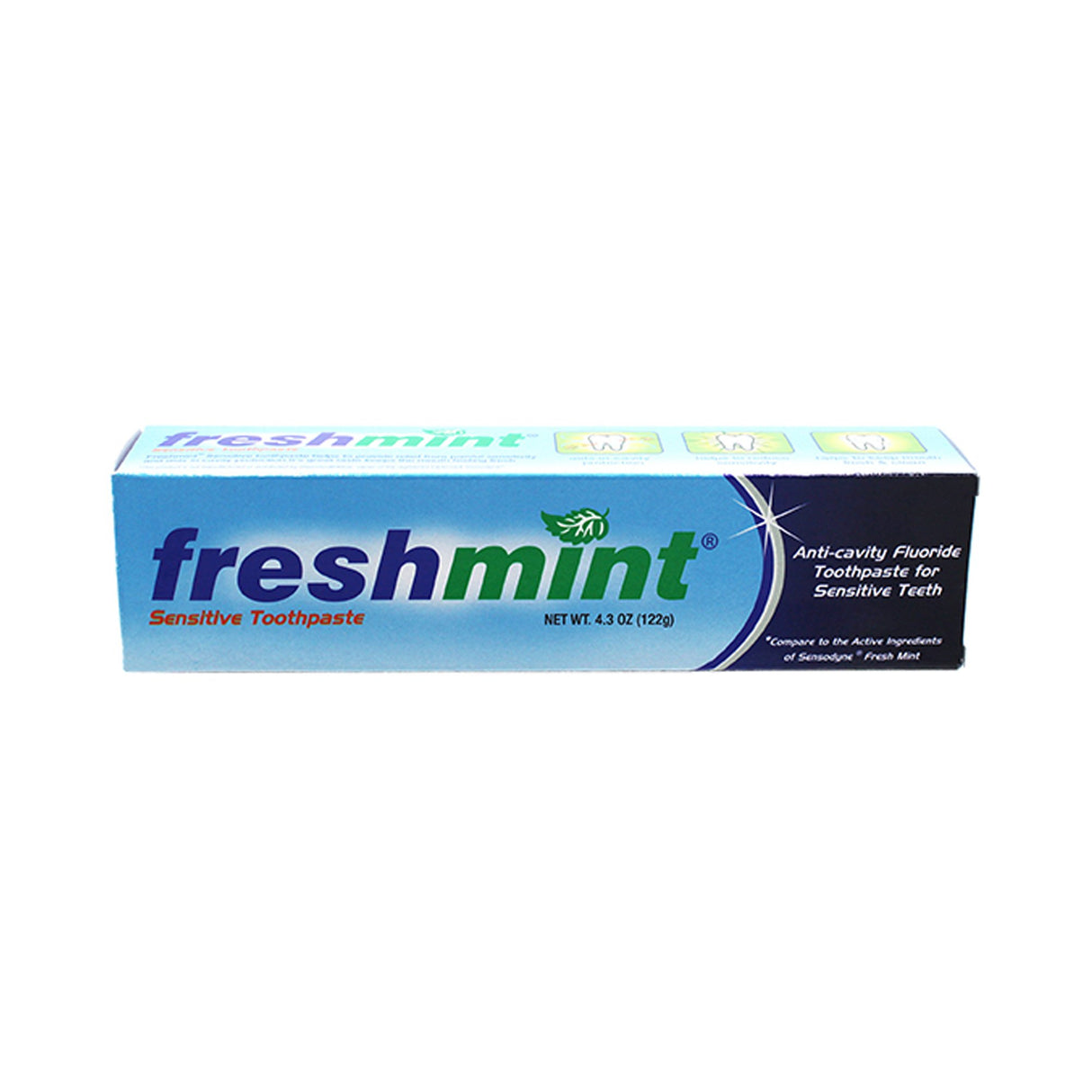 Toothpaste Freshmint® Mint Fluoride for Everyday Oral Care - BeHope