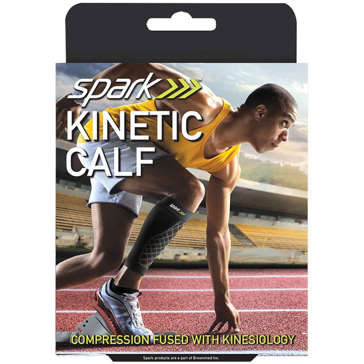 Calf Support Spark™ Large Pull-on 16 to 18-1/2 Inch Calf Circumference Left or Right Leg - BeHope